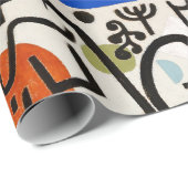 Moderne Kunst Bliss Wrap - Paul Klees reicher Hafe Geschenkpapier (Rolleneckpunkt)