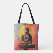 Moderne Kunst Buddha Tasche (Rückseite)