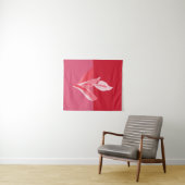 Moderne Kunst Calla Lily Rosa Wandteppich (Beispiel (Horizontal))