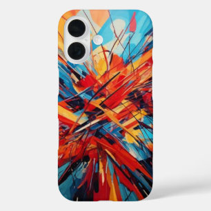 Moderne Kunst iPhone 16 Hülle