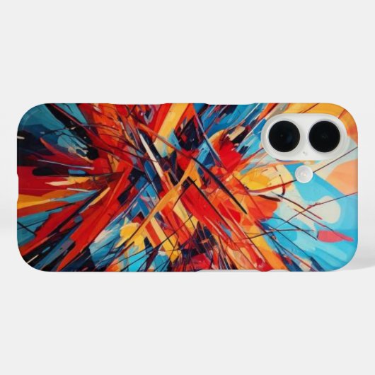 Moderne Kunst Case-Mate iPhone Hülle (Rückseite (Horizontal))
