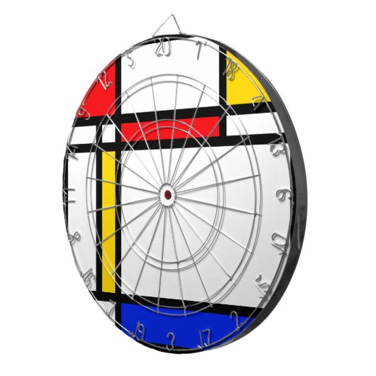 Moderne Kunst Dartscheibe (Vorderseite rechts)