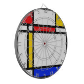 Moderne Kunst Dartscheibe (Vorderseite Links)