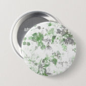 Moderne Kunst der Blume und Wandstruktur Button (Vorne & Hinten)