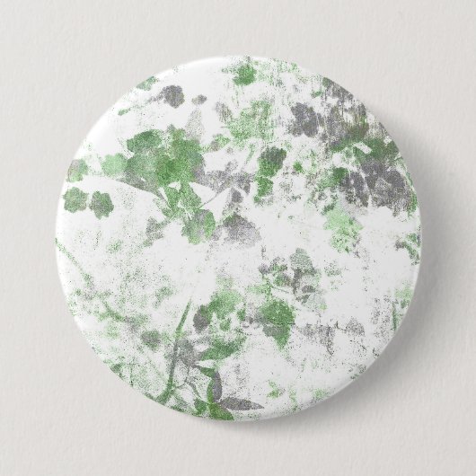 Moderne Kunst der Blume und Wandstruktur Button (Vorderseite)
