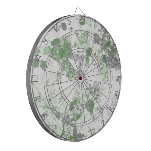 Moderne Kunst der Blume und Wandstruktur Dartscheibe (Vorderseite Links)