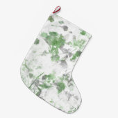 Moderne Kunst der Blume und Wandstruktur Großer Weihnachtsstrumpf (Vorderansicht (hängend))