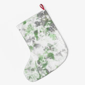 Moderne Kunst der Blume und Wandstruktur Großer Weihnachtsstrumpf (Rückseite (Hängend))