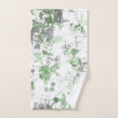 Moderne Kunst der Blume und Wandstruktur Handtuch (Handtuch)