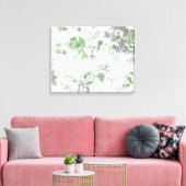 Moderne Kunst der Blume und Wandstruktur Leinwanddruck (Insitu (Wohnzimmer))