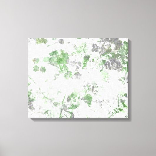 Moderne Kunst der Blume und Wandstruktur Leinwanddruck (Vorderseite)