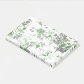 Moderne Kunst der Blume und Wandstruktur Post-it Klebezettel (angewinkelt)