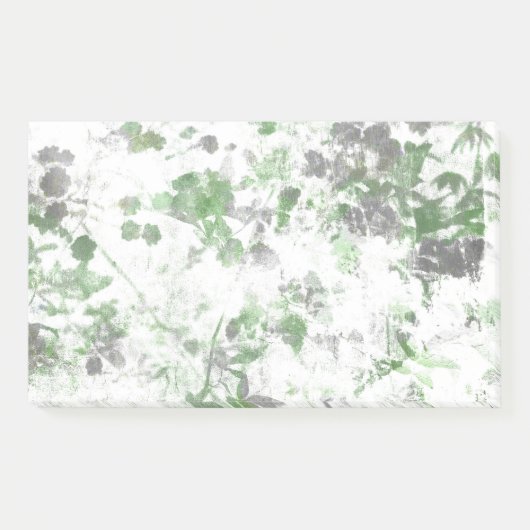 Moderne Kunst der Blume und Wandstruktur Post-it Klebezettel (Vorderseite)