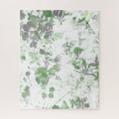 Moderne Kunst der Blume und Wandstruktur Puzzle (Vertikal)