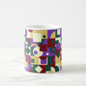 Moderne Kunst: Der Kubismus umkreist Kaffeeliebhab Kaffeetasse (Mittel)