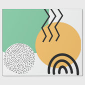 Moderne Kunst des Mittelalters Geschenkpapier (Flach)