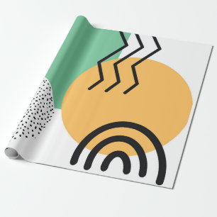 Moderne Kunst des Mittelalters Geschenkpapier