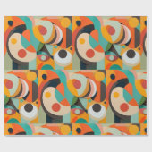 Moderne Kunst des Mittelalters, verschiedene Farbe Geschenkpapier (Flach)