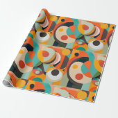 Moderne Kunst des Mittelalters, verschiedene Farbe Geschenkpapier (Ungerollt)