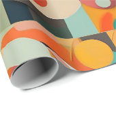 Moderne Kunst des Mittelalters, verschiedene Farbe Geschenkpapier (Rolleneckpunkt)