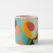 Moderne Kunst des Mittelalters, verschiedene Farbe Tasse (Zentrum)