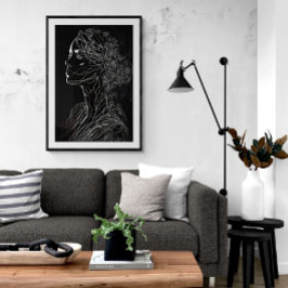 Moderne Kunst, Dichtung und Musik Poster