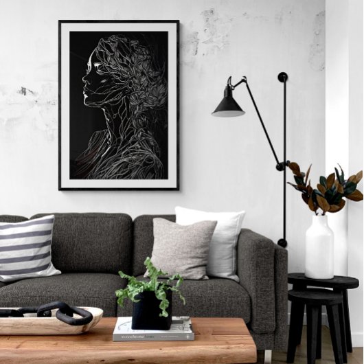 Moderne Kunst, Dichtung und Musik Poster