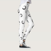 Moderne Kunst Enso Pinselstriche Symbol Zen Leggin Leggings (Rechts)
