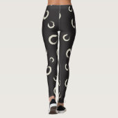 Moderne Kunst Enso Symbol Zen Leggings (Rückseite)