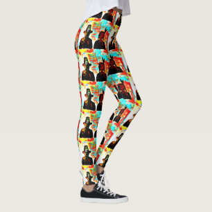 Moderne Kunst-Erntedank Leggings