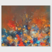 Moderne Kunst. Farbenfrohe zeitgenössische Kunstwe Geschenkpapier (Flach)