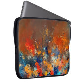 Moderne Kunst. Farbenfrohe zeitgenössische Kunstwe Laptopschutzhülle (Vorne Rechts)