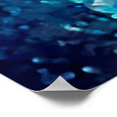 Moderne Kunst. Farbenfrohe zeitgenössische Kunstwe Poster (Ecke)