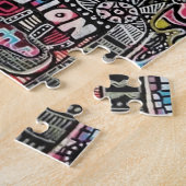 moderne Kunst farbige Acrylfarben Graffiti-Malerei Puzzle (Seite)