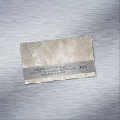 Moderne Kunst | FÜHRUNGSKRAFT | Realtor Magnetische Visitenkarte (Beispiel)