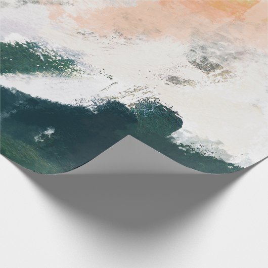 Moderne Kunst Geschenkpapier (Ecke)