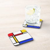 Moderne Kunst Getränkeuntersetzer (Rechte Seite)