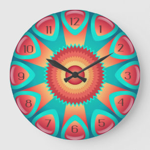 Moderne Kunst Große Wanduhr