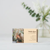 Moderne Kunst & Handwerk | MINIMALISTISCH Visitenkarte (Stehend Vorderseite)