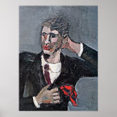 Moderne Kunst Helmut Kolle Selbstportrait Poster (Vorne)