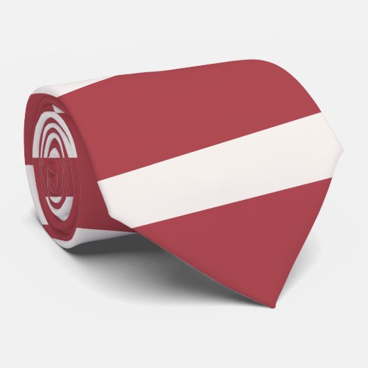 Moderne Kunst - Horizontale Streifen Pink Bright V Krawatte (Gerollt)