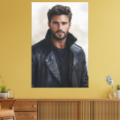 Moderne Kunst im Rebel-Stil Leinwanddruck (Insitu (Wohnzimmer))