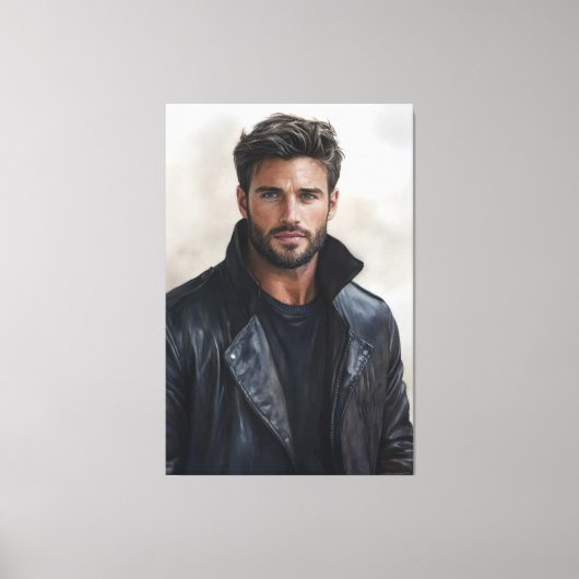 Moderne Kunst im Rebel-Stil Leinwanddruck (Vorderseite)