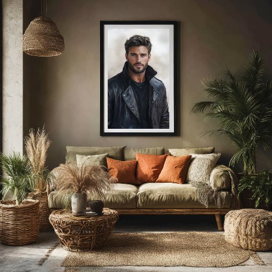 Moderne Kunst im Rebel-Stil Poster