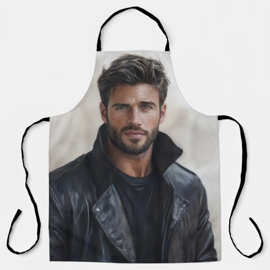 Moderne Kunst im Rebel-Stil Schürze (Vorderseite)