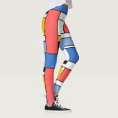 Moderne Kunst im Stil von Mondrian Leggings Design (Rechts)