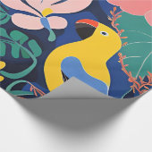 Moderne Kunst im Tropengarten Geschenkpapier (Ecke)