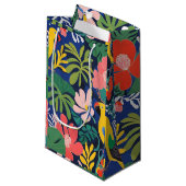 Moderne Kunst im Tropengarten Kleine Geschenktüte (Vorderseite Schrägansicht)