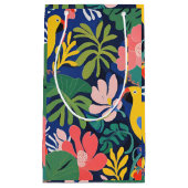 Moderne Kunst im Tropengarten Kleine Geschenktüte (Vorderseite)