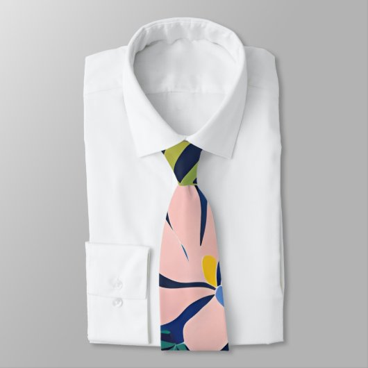 Moderne Kunst im Tropengarten Krawatte (Gebunden)